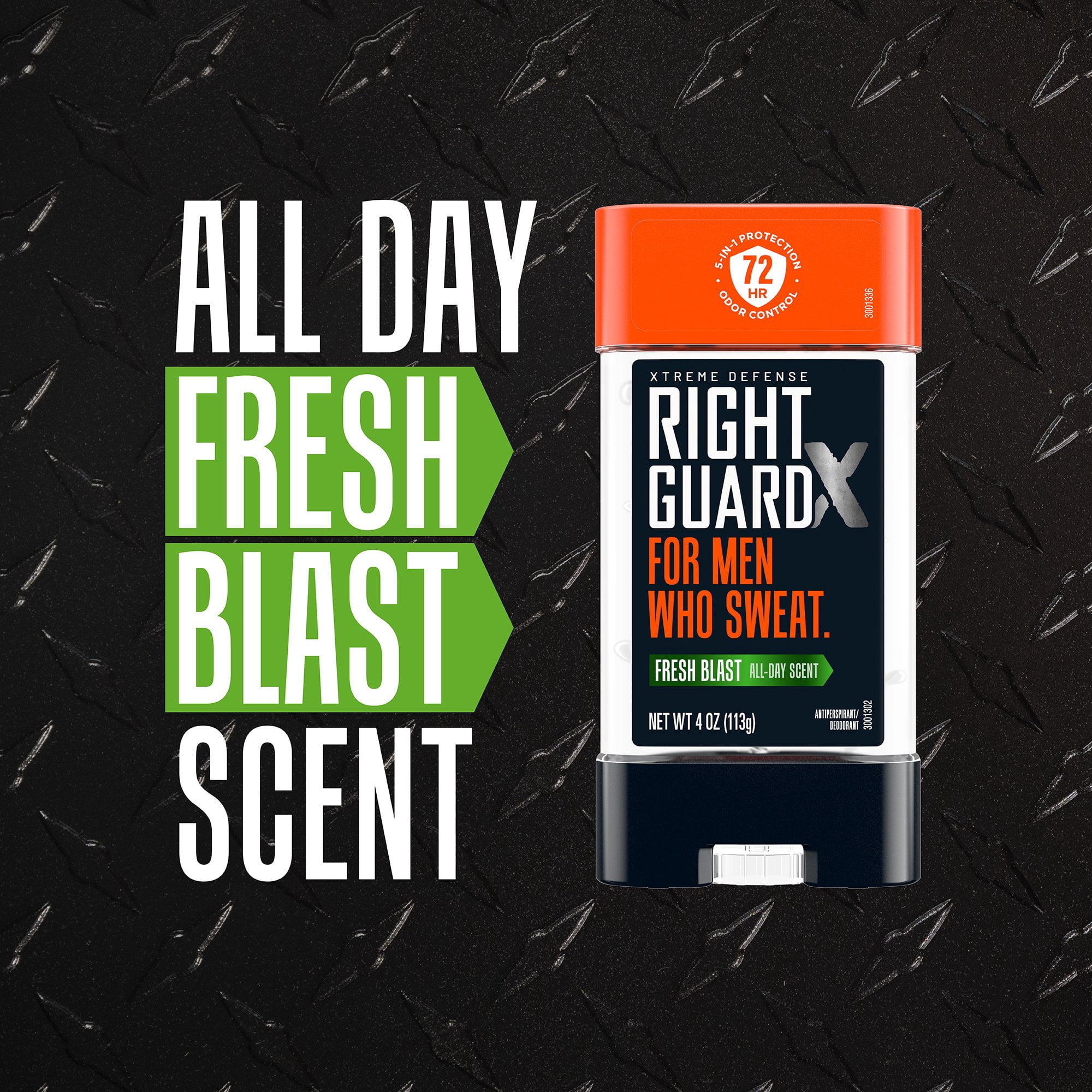Pack Of 2 Right Guard Xtreme Defense Antiperspirant Deodorant Gel, Fresh Blast - 4 oz (Packaging May Vary)