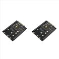 thumbnail image 1 of 2X Tarjeta Adaptadora 2 en 1 MSATA + B Key/B+M Key M.2 SSD A 2.5 con Conector Hembra para M2 NGFF SATA3 2230 2242 2260 2280, 1 of 6