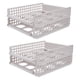 thumbnail image 1 of GOOHOCHY 2 estantes apilables para armario, cesta organizadora de ropa plegable, 1 of 8