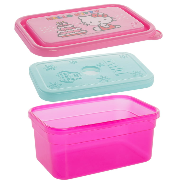 Microwavable Bento Lunch Box Hello Kitty with 2 removable cups for