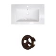 thumbnail image 1 of American Imaginations 16.5-in. W 3H8-in. Ceramic Top Set In White Color - Overflow Drain Incl. AI-20825, 1 of 1