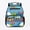 Blue Cartoon Vehicle, variant on Preschool Blue Cartoon Vehicle Backpack for Toddler Boys Girls 3-5, Cool Kids Kindergarten School Bag Lightweight Daypack with Double Zippers