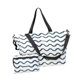 thumbnail image 3 of Bolso de playa ligero, multiusos, resistente a la arena, de gran capacidad, para mujer Azul, 3 of 9