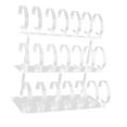 thumbnail image 4 of Pantallas de reloj de pulsera Soporte para estante Acrílico portátil, transparente Vitrinas prácticas de alta capacidad Pulsera de uso minorista Soporte de vitrina de varios niveles 3 niveles Yinane Soporte de vitrina, 4 of 8