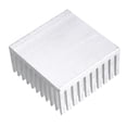 thumbnail image 3 of 2Pcs 40mm x 40mm x 20mm Disipador de Calor de Aluminio a Diffuse Fin de Enfriamiento Tonal Plateado, 3 of 4