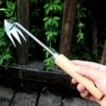 thumbnail image 2 of LCXmlly Désherbeur à 3 Griffes Manche Long Désherbeur Compact en Acier Inoxydable Outil de Désherbage de Jardin Outils à Main, 2 of 8