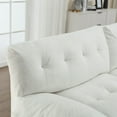 thumbnail image 2 of Newboti Furniture [New] Cloud Style Sofa, Teddy Velvet Fabric, Comfy Padded Cloud Couch for Living Room, Apartment 09963, 2 of 16