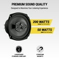 thumbnail image 4 of Scosche 5"x7"/6"x8" 4-Way Car Audio Speaker Pair 200W Peak Power Precision HD Sound, HD57684A-WM1SD, 4 of 9