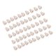 thumbnail image 1 of DIY Cone Beads 100Pcs Handmade Jewelry Accessories for Kids Girls Educational Toy Beige Color Durable Decorative Supplies, 1 of 4