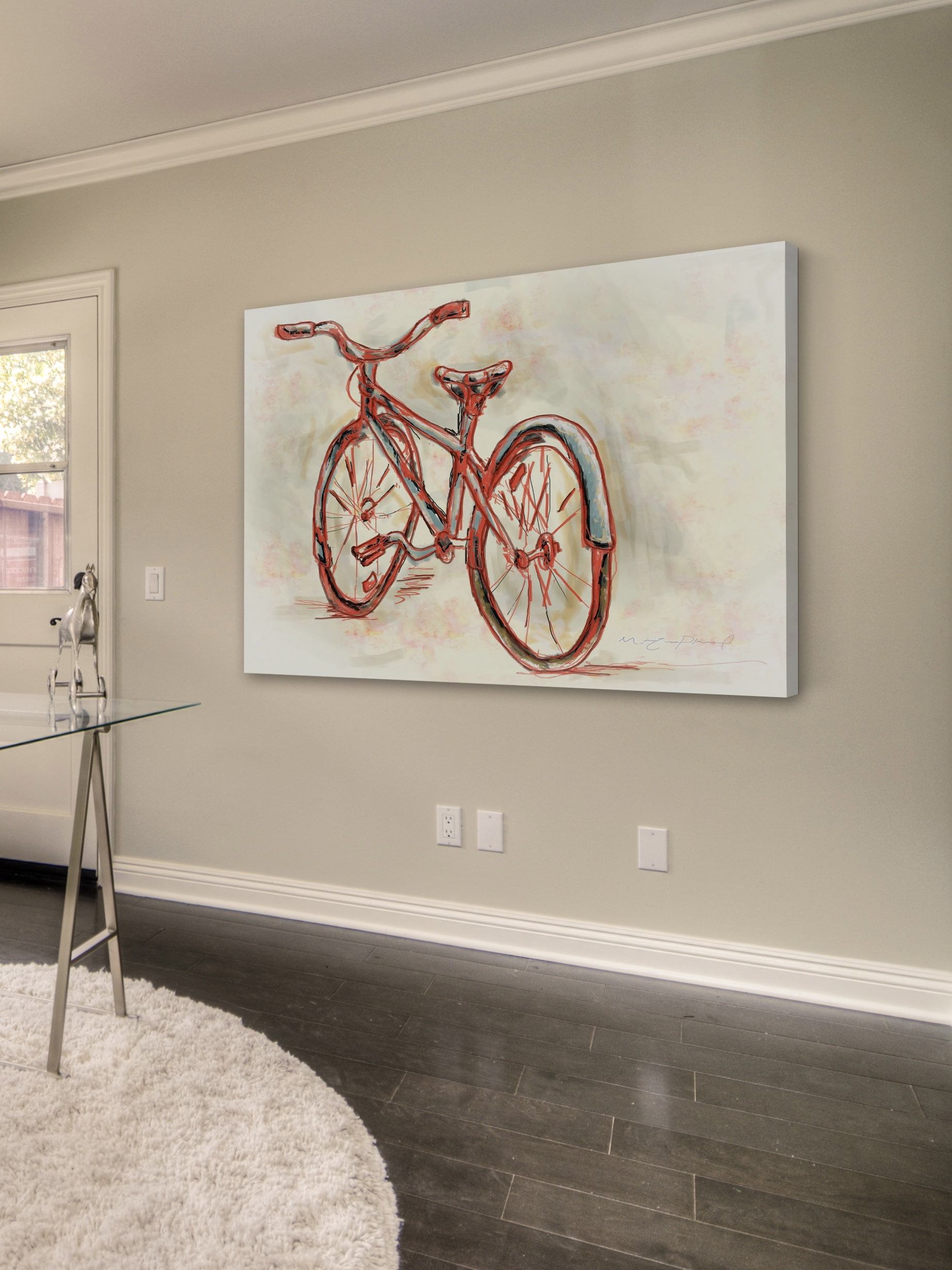 "Velo" Painting Print on Wrapped Canvas