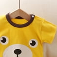 thumbnail image 5 of KPOPLK Organic Cotton Baby Sweater Knit Romper Newborn Infant Set Long Sleeve Cute Outfit Girls Clothes Size 0-3 Months,Yellow, 5 of 7