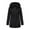 Black, variant on Womens Coats Fashion Solid Color Casual Zipper Winter Hooded Stand Sports Long Sleeve Parkas Cute Clothes Winter Coat for Women,Womens Zip Up Jacket Ladies Tops L