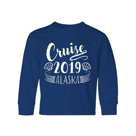 Cruise 2019- Alaska- seashells Youth Long Sleeve (Best Alaskan Cruise 2019)