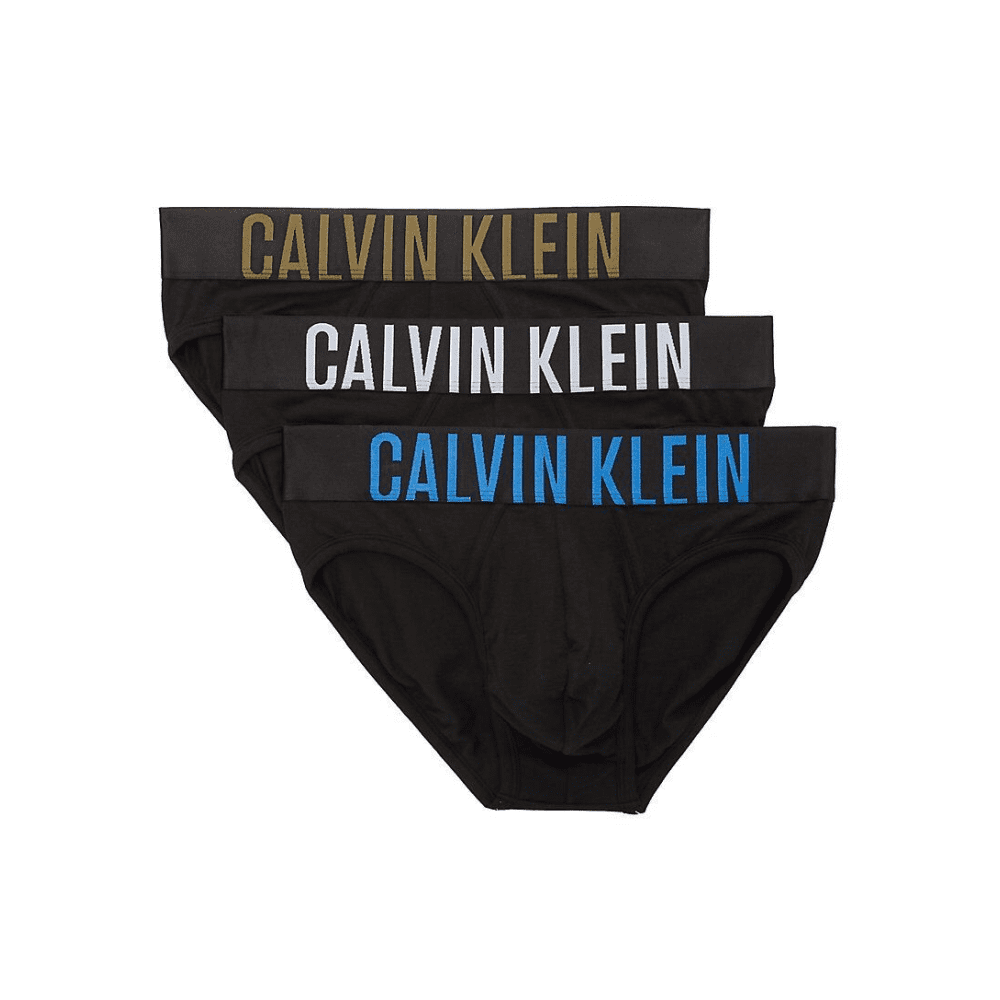 Calvin Klein Men's Underwear 3Pack Intense Power Cotton Hip Brief Black