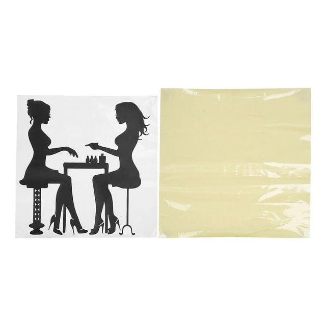 Decoration Nail Art Salon Wall Sticker Shop Window Nail Art Manicure Art Sticker Ornament L