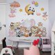 thumbnail image 5 of Un conjunto de pegatinas de pared de animales, pegatinas de pared para decoración de pared, pegatinas de pared de elefante, león, oso panda, cebra, tigre, koala, para baño, sala de estar, cocina, 5 of 5