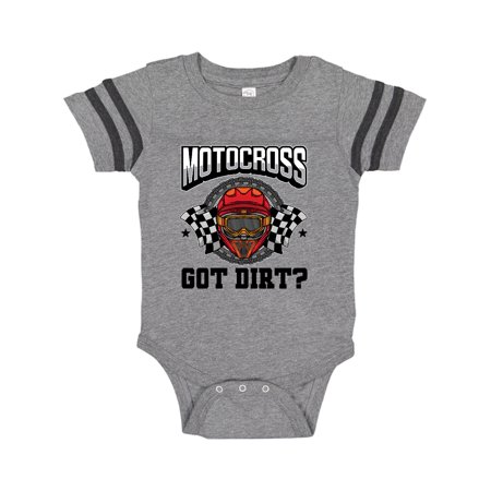 

Inktastic Motocross Dirt Biking Got Dirt Gift Baby Boy or Baby Girl Bodysuit