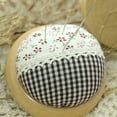 thumbnail image 4 of Needle Cushion Stylish Bright-colored Fabric Handmade Flower Pattern Pin Cushion for Home, 4 of 7
