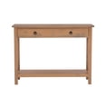 thumbnail image 3 of Linon Titian Wood Console Table 2 Drawers Lower Shelf in Driftwood, 3 of 13