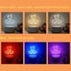 thumbnail image 4 of Lámpara de noche pequeña con enchufe USB, luz cálida grabada atmosférica, lámpara de mesita de noche, luz pequeña, 4 of 4