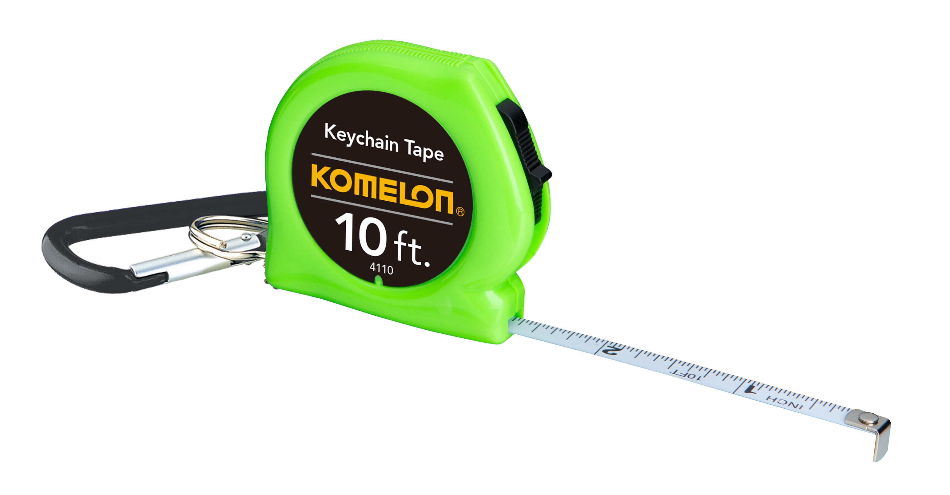 KOMELON KeyMaster Tape Measure Diameter Measuring Pocket Mini Keychain Holder 2m