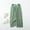 Green, variant on CLOISE Trousers for Women Pull On Cotton Pant Wide Leg Pants Drawstring Elastic Waist Palazzo Pants Lounge Mid Rise Pants Solid Lightweight Loose Trousers Casual Summer Coffee