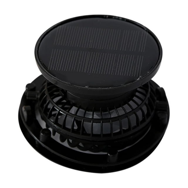 Ventilador solar para gorra | Mini ventilador recargable por USB con 3 velocidades de viento | Ventilador extraíble para gorras con orificios redondos | Alivio del calor portátil para exteriores