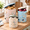 Botanica-Potato, Onion, Garlic Set, variant on Terazzo-Potato, Onion, Garlic Set Metal Food Storage Canisters for Kitchen Pantry Organization