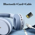 thumbnail image 4 of SPOORYYO Head Mounted Foldable Bluetooth Earphones, Wired and Wireless Double Mode, Low Latency, High Battery, 5.1 Sports Gaming Headset, 4 of 6