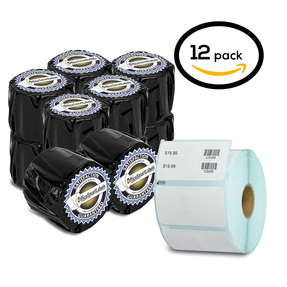 12 Rolls of Dymo 30299 Compatible (2-up) Jewelry Price Tag Labels for