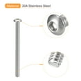 thumbnail image 4 of #10-24x2-5/8" Button Head Socket Cap Screws, 20 Pack 304 Stainless Steel Screws, 4 of 5