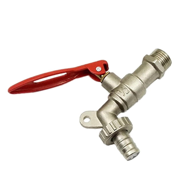 1/2 Inch DN15 Latón Con Bibb, Rosca , Grifo De , Tubo De De Jardín shamjiam Grifo de agua bloqueable