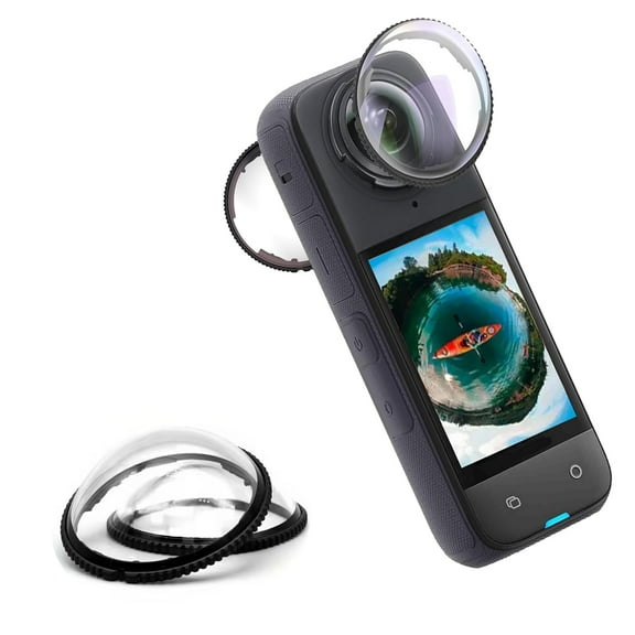 X4 Lens Guards - Compatible with Insta360 X4 - Premium Glass Cover - Lens Protector - 2 Pieces