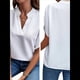 thumbnail image 2 of Blusa de para Mujer, Cuello en V, Estilo Túnica Elegante. S, 2 of 5
