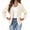 Beige, variant on Uaswgudfs ​Women's Tailored Short Wool-Blend Jacket: Single-Button Closure & Slim Fit for Fall/Winter Versatility​