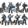 thumbnail image 1 of Figura de acción de simulación, muñeca articulada móvil, Compatible con Lego, bloques de construcción, títere militar alemana de la Segunda Guerra Mundial, juguetes para niños, 1 of 5