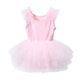 thumbnail image 3 of EnJoCho Ballet Leotards for Girls - Toddler 𝖥lutter Wing Sleeve Tutu Skirted Ballerina Dance Dress Princess Tiere𝖽 Toddler Dress, 3 of 9