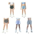thumbnail image 6 of GYRATEDREAM Kid Girls Running Shorts Children Elastic Waist Quick Dry Print Gym Athletic Workout Split Shorts for 5-12 Years, 6 of 6