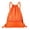 Orange, variant on LQCrafK Unisex Drawstring Nylon Gym Backpack
