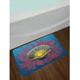 thumbnail image 2 of Pearls Bath Mat, Giant Majestic Unique Pearl Mussel and Ivy Coral Deep Down in the Sea Art Print, Non-Slip Plush Mat Bathroom Kitchen Laundry Room Decor, 29.5 X 17.5 Inches, Blue Red Golden, Ambesonne, 2 of 2
