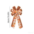 thumbnail image 3 of 2026 Halloween Indoor Decorations Thanksgiving Decorations Home Decor Faux Ribbon Ornaments Season Pumpkin Wreath Bow, 3 of 6