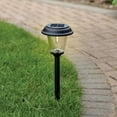 thumbnail image 2 of Better Homes & Gardens Elijah Solar Powered Black Landscape Filament LED Pathway Light, 20 Lumens, 2 of 6
