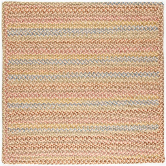 Rhody Rug WO51R120X120B 10 ft. Woodstock Square Rug, Khaki & Multi Color
