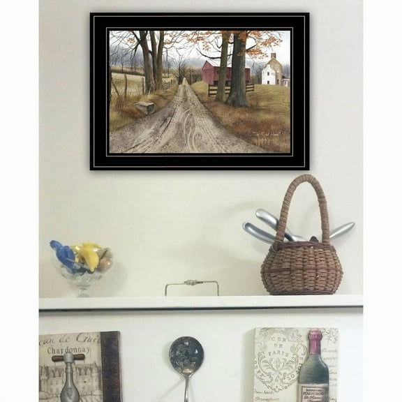 "The Road Home" By Billy Jacobs, Ready to Hang Framed Print, Black Frame