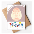 thumbnail image 1 of Easter Day Cute Colored Egg Wedding Cards Congratulations Greeting Envelopes, 1 of 3