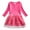 Rose, variant on KYAIGUO Spring Kids Toddler Girls Long Sleeve Dress Splicing Dress Mesh Skirt for Girl Party Birthday Princess Dresses Sized 1-9T
