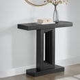 thumbnail image 4 of Alaterre Furniture Pismo Solid Wood Console Table - 36 Inch Modern Small Entryway Table (Black), 4 of 4