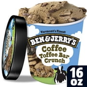 Angle View: Ben & Jerry's Ice Cream Coffee Toffee Bar Crunch 16 oz