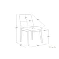 thumbnail image 3 of Simpli Home Selena Dining Chair (Set of 2) in Natural Linen Look Fabric, 3 of 12