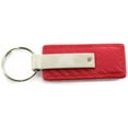 thumbnail image 2 of AutoGold Toyota Camry Red CF Carbon Fiber Leather Logo Key Chain Ring Tag Fob Lanyard KC1552.CAM, 2 of 2